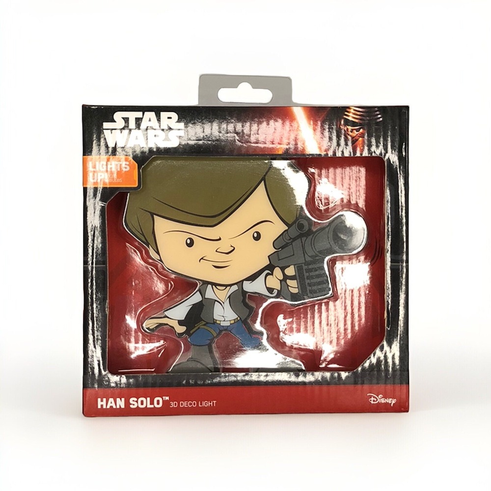 Official Star Wars Han Solo 3D FX‎ Deco Mini LED Night Light New